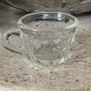 Punch Flower Crystal Cups